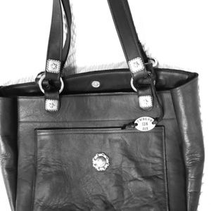 Twelve 12/6 Six large concealed weapon leather bag